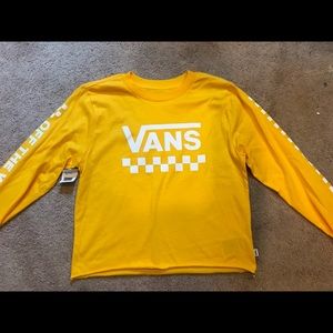 Yellow Vans Crop top